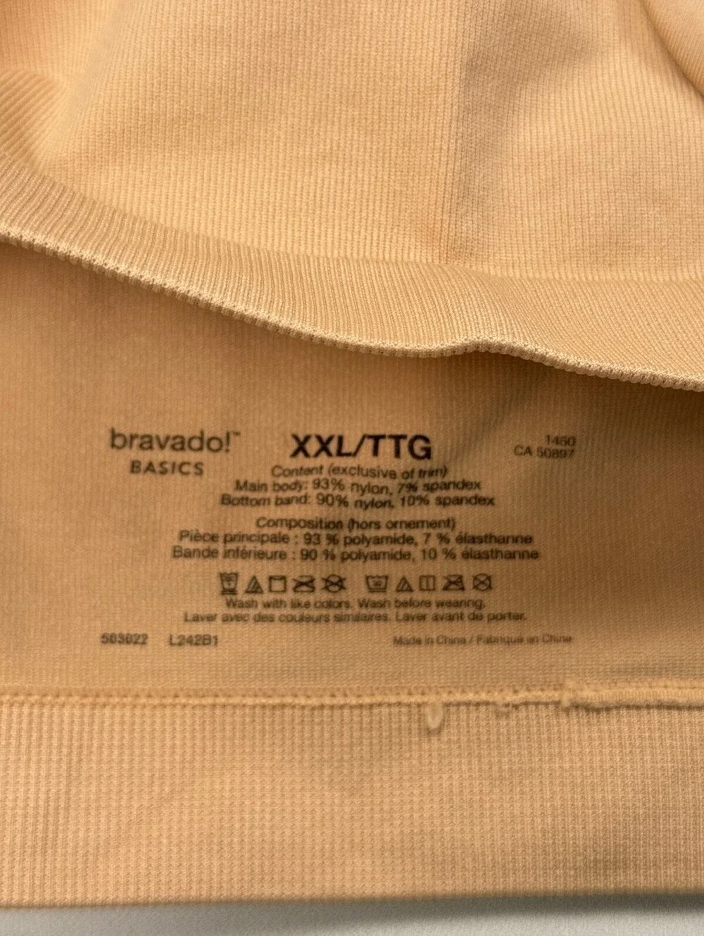 Bravado! Basics Nude Bra Modern Feminine - Womens XXL